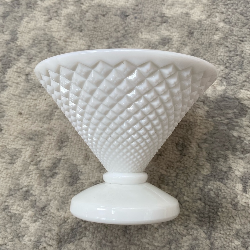Vintage Milk Glass vase